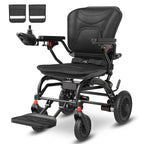 Flycity Electric Wheelchairs for Adults Foldable Lightweight, 15 Miles Travel Range, Max Support 350 LBS, 500W Brushless Motors Power Motorized for Seniors