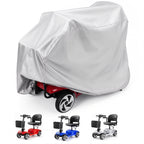 Flycity Mobility Scooter Cover, Wheelchair Cover Waterproof for 3&4 Wheels Electric Mobility Scooter, Silver